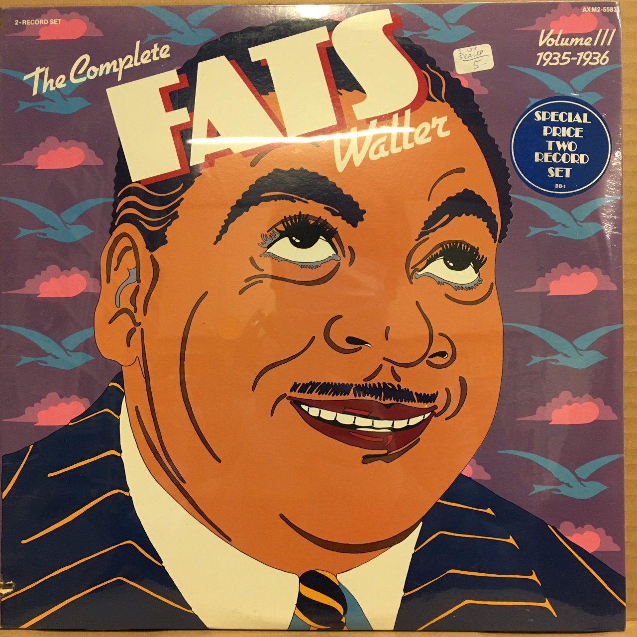 FATS WALLER - THE COMPLETE VOLUME III 1935-1936 (1982) SIFIR 2PLAK SIFIR PLAK