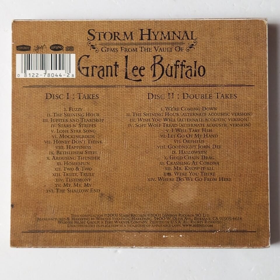 GRANT LEE BUFFALO – STORM HYMNAL / GEMS FROM THE VAULT OF GRANT LEE BUFFALO (2001) - 2CD 2.EL