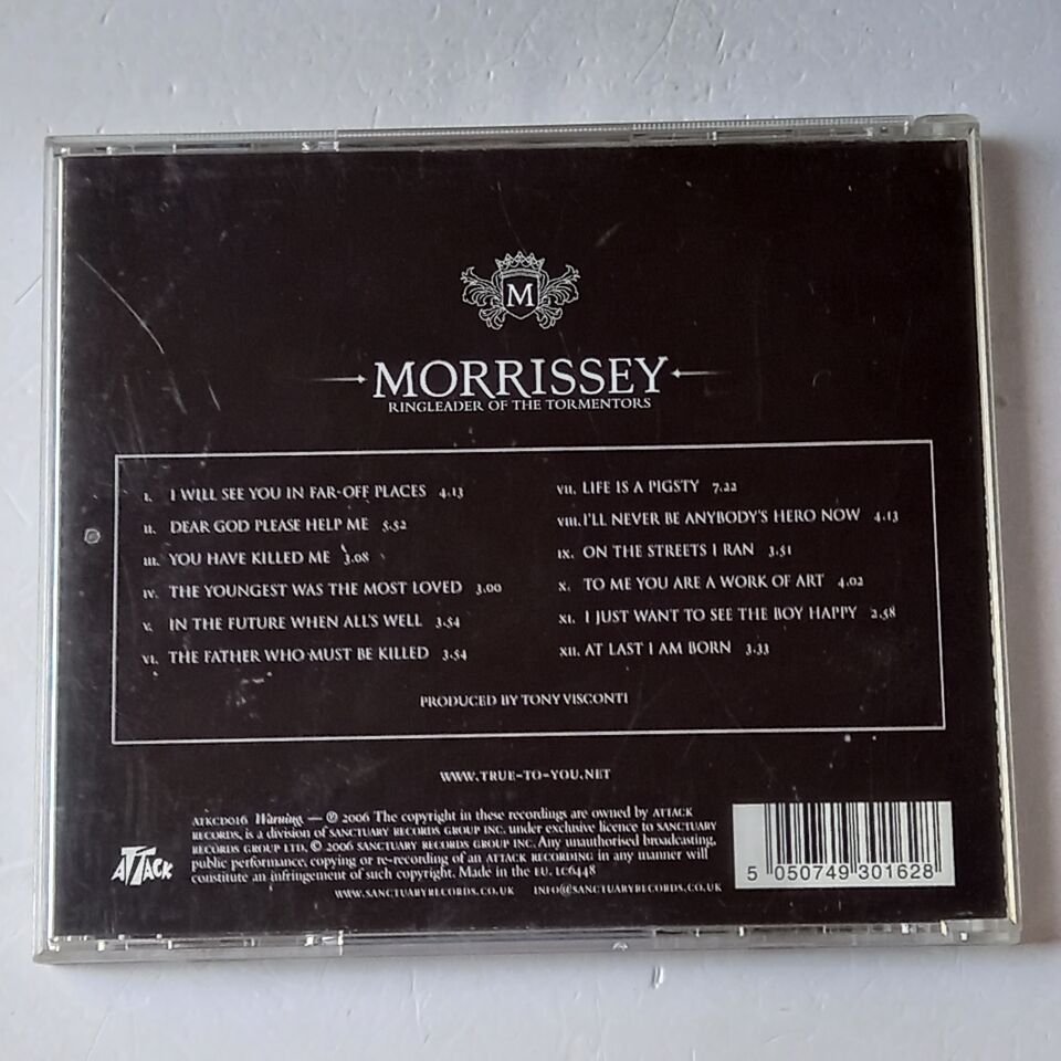 MORRISSEY - RINGLEADER OF THE TORMENTORS (2006) - CD 2.EL