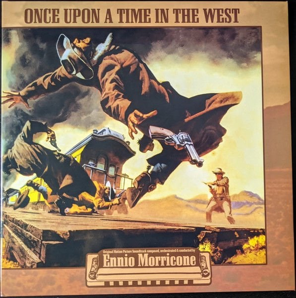 ONCE UPON A TIME IN THE WEST - SOUNDTRACK MUSIC BY ENNIO MORRICONE (1969) - 2020 LIMITED EDITION CLEAR TRANSPARENT LP SIFIR PLAK