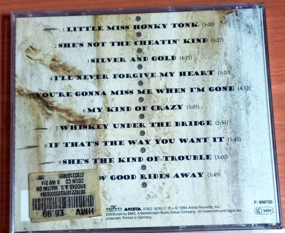 BROOKS & DUNN – WAITIN' ON SUNDOWN (1994) - CD 2.EL