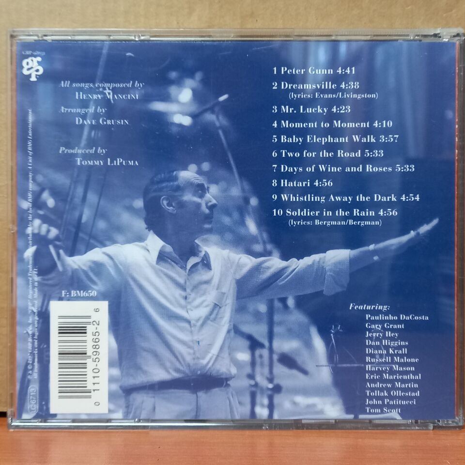 DAVE GRUSIN – TWO FOR THE ROAD / THE MUSIC OF HENRY MANCINI (1997) - CD 2.EL