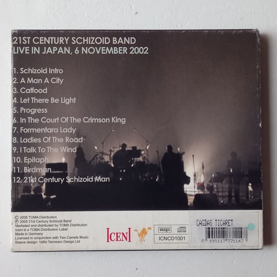 21ST CENTURY SCHIZOID BAND – LIVE IN JAPAN (2004) - CD 2005 REISSUE 2.EL