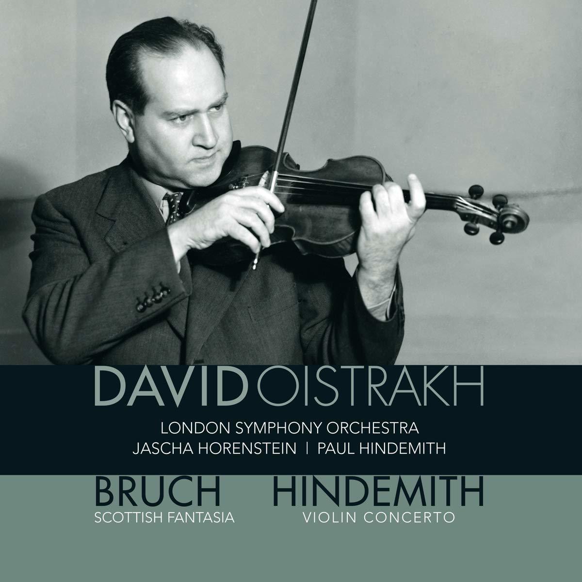 BRUCH: SCOTTISH FANTASIA, HINDEMITH: VIOLUN CONCERTO, DAVID OISTRAKH - LP SIFIR PLAK