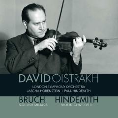 BRUCH: SCOTTISH FANTASIA, HINDEMITH: VIOLUN CONCERTO, DAVID OISTRAKH - LP SIFIR PLAK