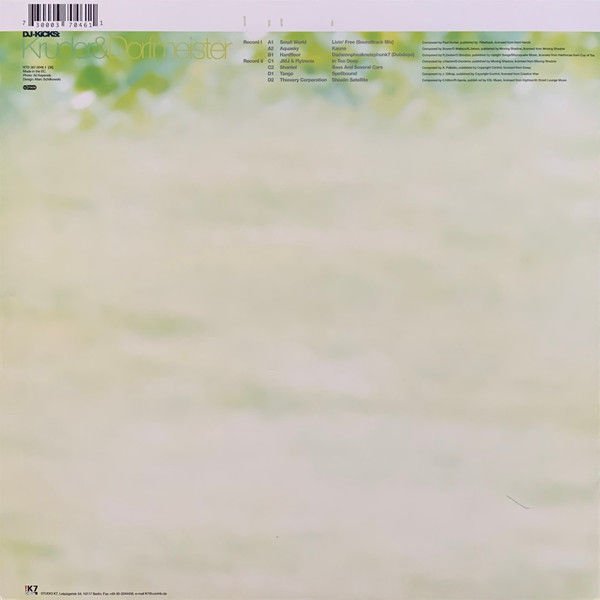 KRUDER & DORFMEISTER - DJ KICKS SERIES (1996) - 2LP 2020 EDITION SIFIR PLAK