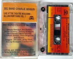 CHARLIE MINGUS - LIVE AT THE THEATRE BOULOGNE - BILLANCOURT PARIS VOL 1 (1990) CASSETTE MADE IN ITALY ''USED''
