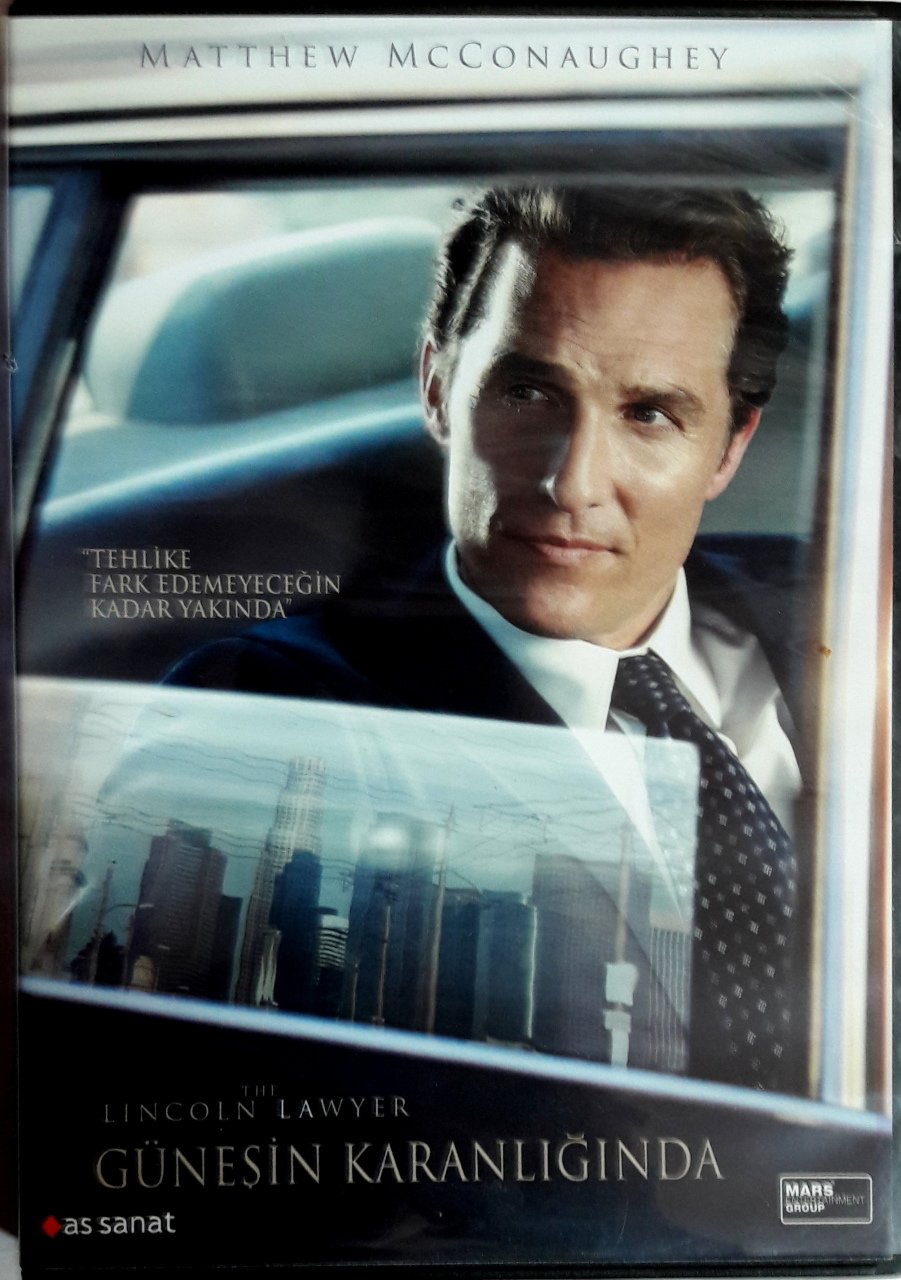 GÜNEŞİN KARANLIĞINDA - THE LINCOLN LAWYER - MATTHEW McCONAUGHEY - MARISA TOMEI - DVD 2.EL