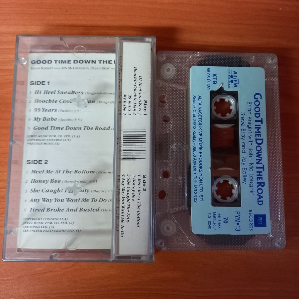 GOOD TIME DOWN THE ROAD / BRIAN KNIGHT, JOHN MCLAUGHLIN, STEVE BRAY, RAY BAILEY (1988) - KASET 2.EL