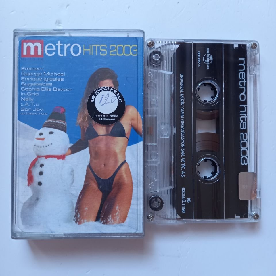 METRO HITS 2003 / EMINEM, GEORGE MICHAEL, ENRIQUE IGLESIAS, NELLY, BON JOVI (2003) - KASET 2.EL