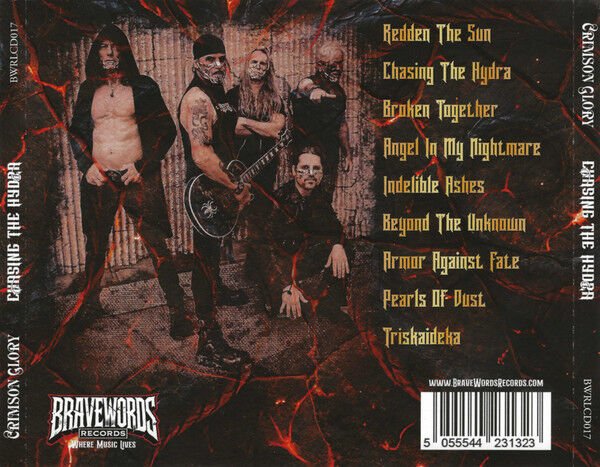CRIMSON GLORY – CHASING THE HYDRA (2026) - CD JEWEL CASE AMBALAJINDA SIFIR