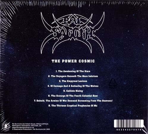 BAL-SAGOTH – THE POWER COSMIC (1999) - CD 2020 REISSUE DIGIPAK AMBALAJINDA SIFIR