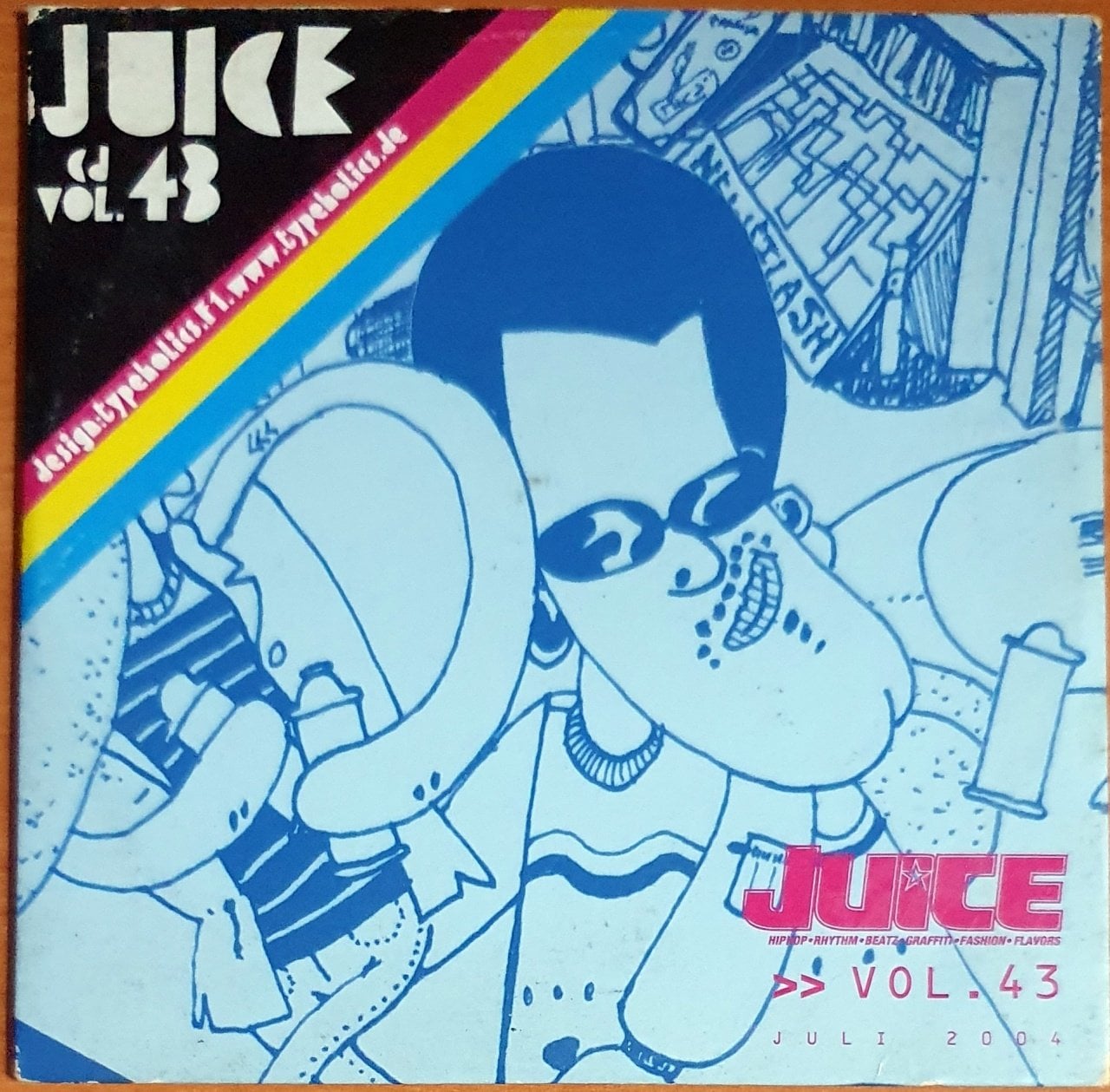JUICE CD VOL 43 / ERICK SERMON, SAIGON, RAHZEL, SABAC, CLUESO (2004) - CD PROMO 2.EL