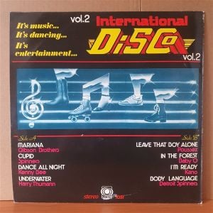 INTERNATIONAL DISCO VOL.2 / GIBSON BROTHERS, SPINNERS, KENNY BEE, HARRY THUMANN, KANO, DETROIT SPINNERS - LP YERLİ BASKI 2.EL PLAK