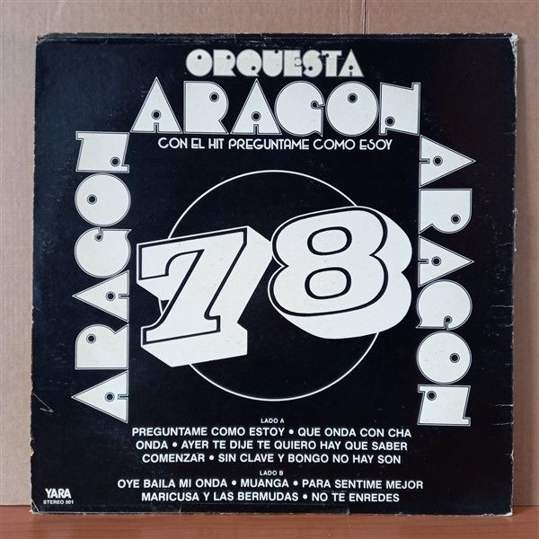 ORQUESTA ARAGON – ARAGON 78 - LP 2.EL PLAK