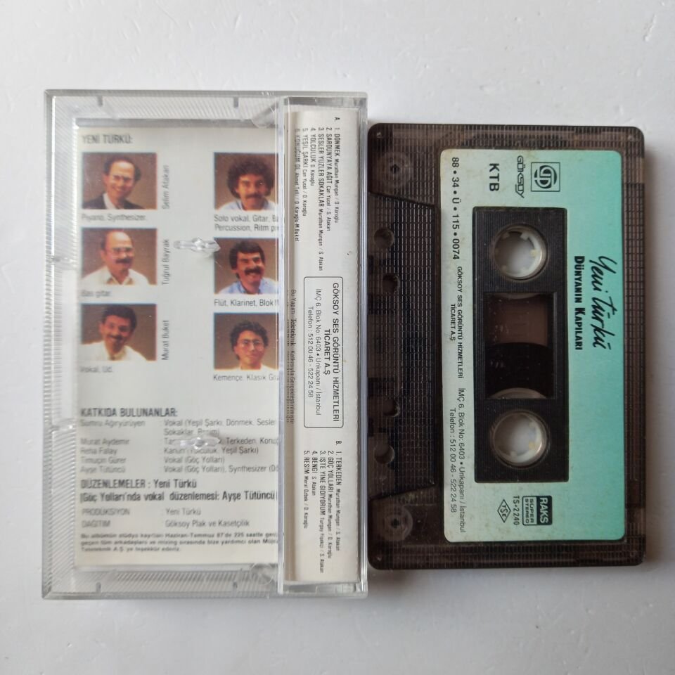 YENİ TÜRKÜ - DÜNYANIN KAPILARI (1988) - KASET 2.EL