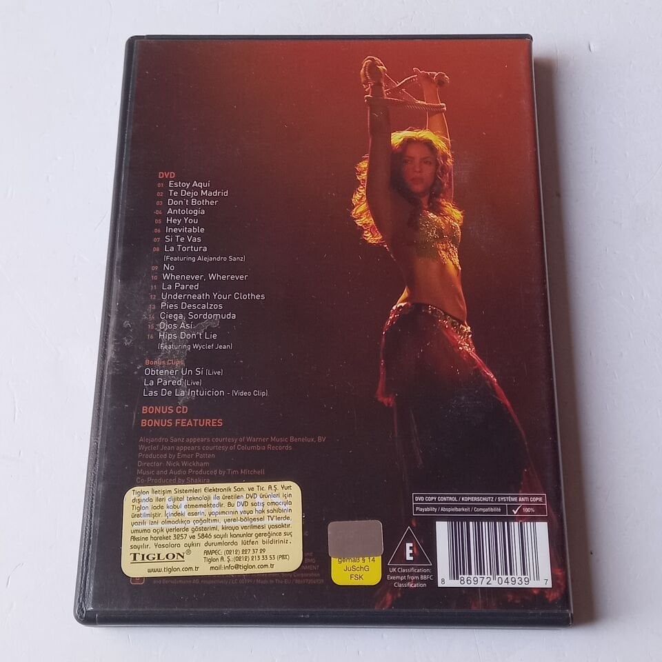 SHAKIRA - ORAL FIXATION TOUR - 2DVD 2.EL