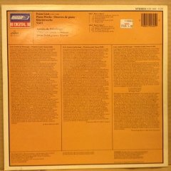 LISZT PIANO WORKS, ANNEES DE PELERINAGE 1984 2.EL PLAK