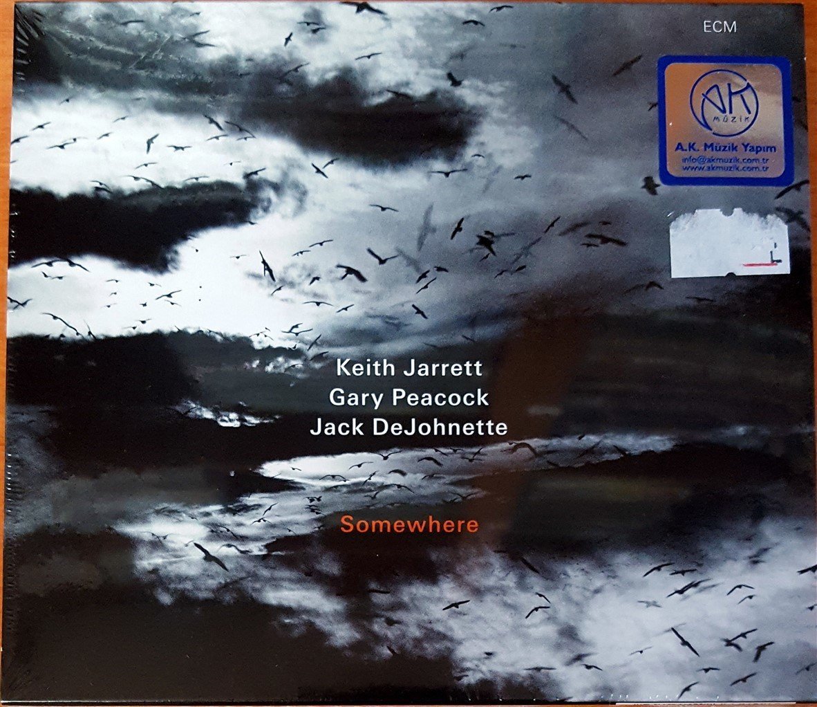 KEITH JARRETT / GARY PEACOCK / JACK DEJOHNETTE - SOMEWHERE (2013) CD ECM RECORDS SIFIR