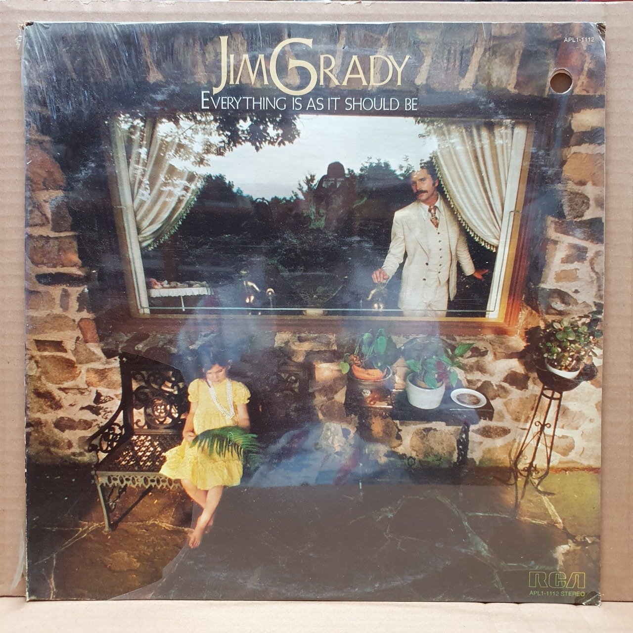 JIM GRADY - EVERYTHING IS AS IT SHOULD BE (1975) - LP 2.EL PLAK