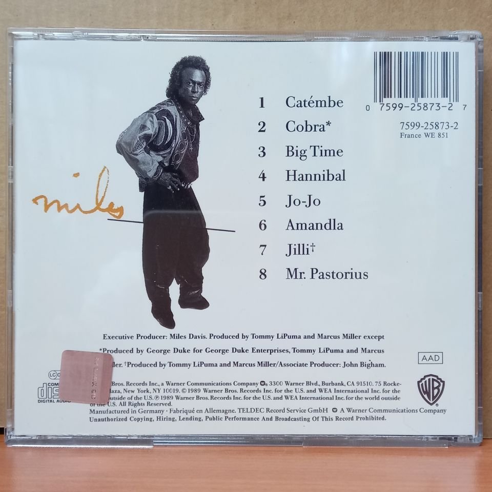 MILES DAVIS – AMANDLA (1989) - CD 2.EL
