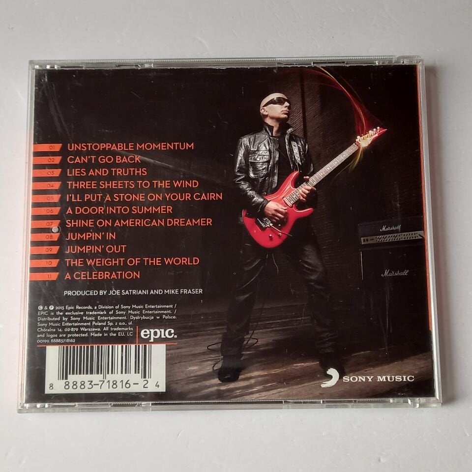 JOE SATRIANI – UNSTOPPABLE MOMENTUM (2013) - CD 2.EL