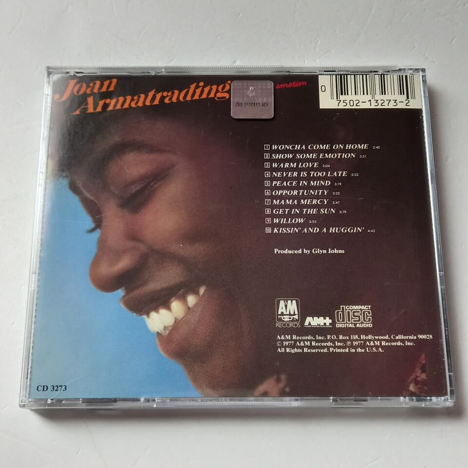 JOAN ARMATRADING – SHOW SOME EMOTION (1977) - CD 1990 REISSUE 2.EL