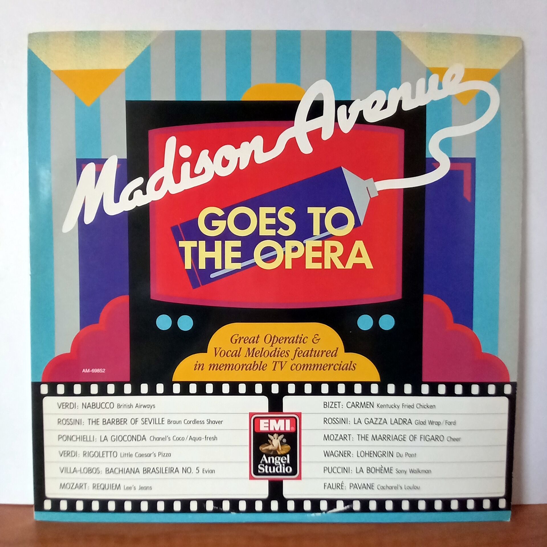 VARIOUS – MADISON AVENUE GOES TO THE OPERA / VERDI, ROSSINI, MOZART, BIZET, WAGNER, PUCCINI (1989) - LP 2.EL PLAK