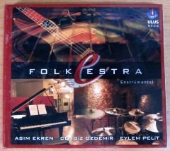 FOLKESTRA Enstrümental CD 2.EL ASIM EKREN, CENGİZ ÖZDEMİR, EYLEM PELİT