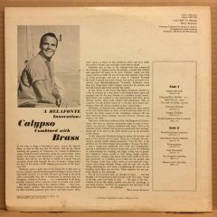 HARRY BELAFONTE - CALYPSO IN BRASS 2.EL PLAK