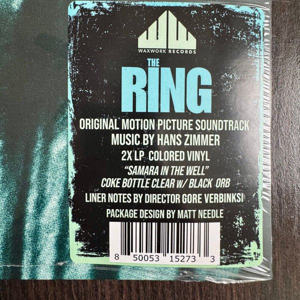 THE RING - SOUNDTRACK / HANS ZIMMER (2002) - 2025 2LP COLORED SIFIR PLAK