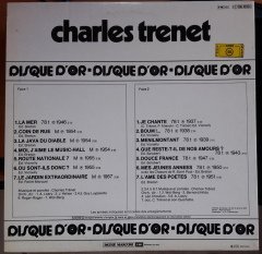 CHARLES TRENET - DISQUE D'OR (1978) - PLAK 2.EL