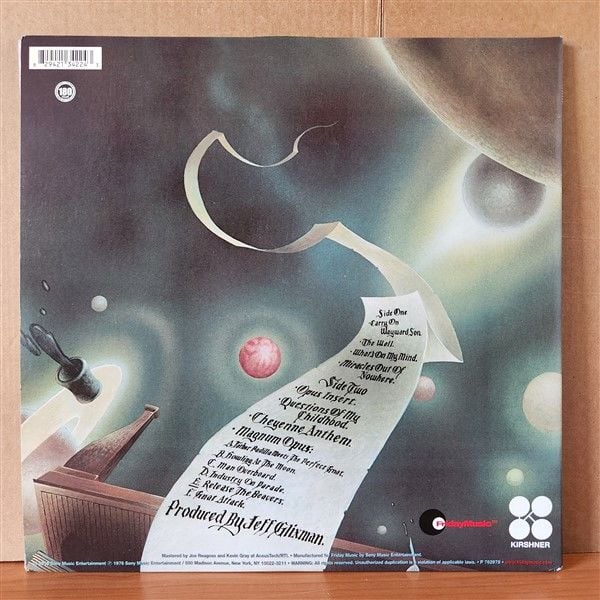 KANSAS – LEFTOVERTURE (1976) - LP REMASTERED 2010 REISSUE 180G 2.EL PLAK