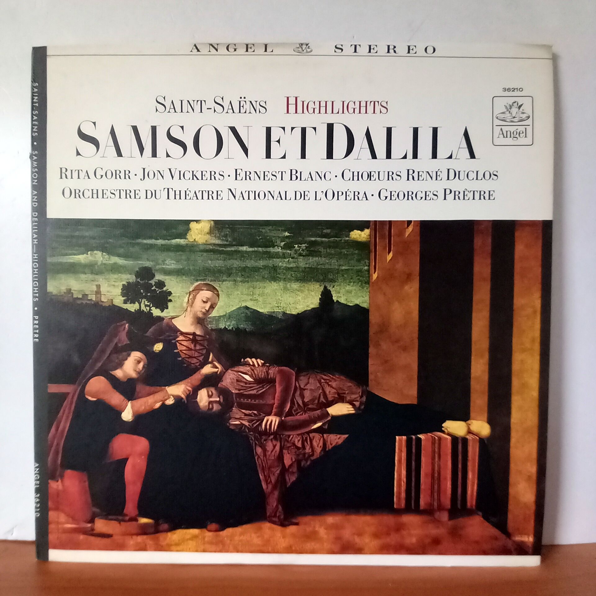 SAINT-SAENS: SAMSON AND DALILA (HIGHLIGHTS) / GEORGES PRETRE, RITA GORR, JON VICKERS, ERNEST BLANC (1964) - LP 2.EL PLAK