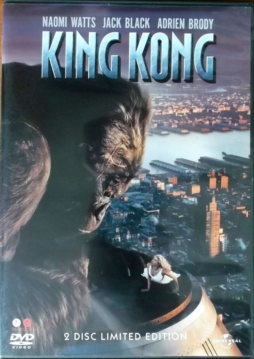 KING KONG (2005) - NAOMI WATTS - JACK BLACK - ADRIEN BRODY - PETER JACKSON - 2DVD 2.EL