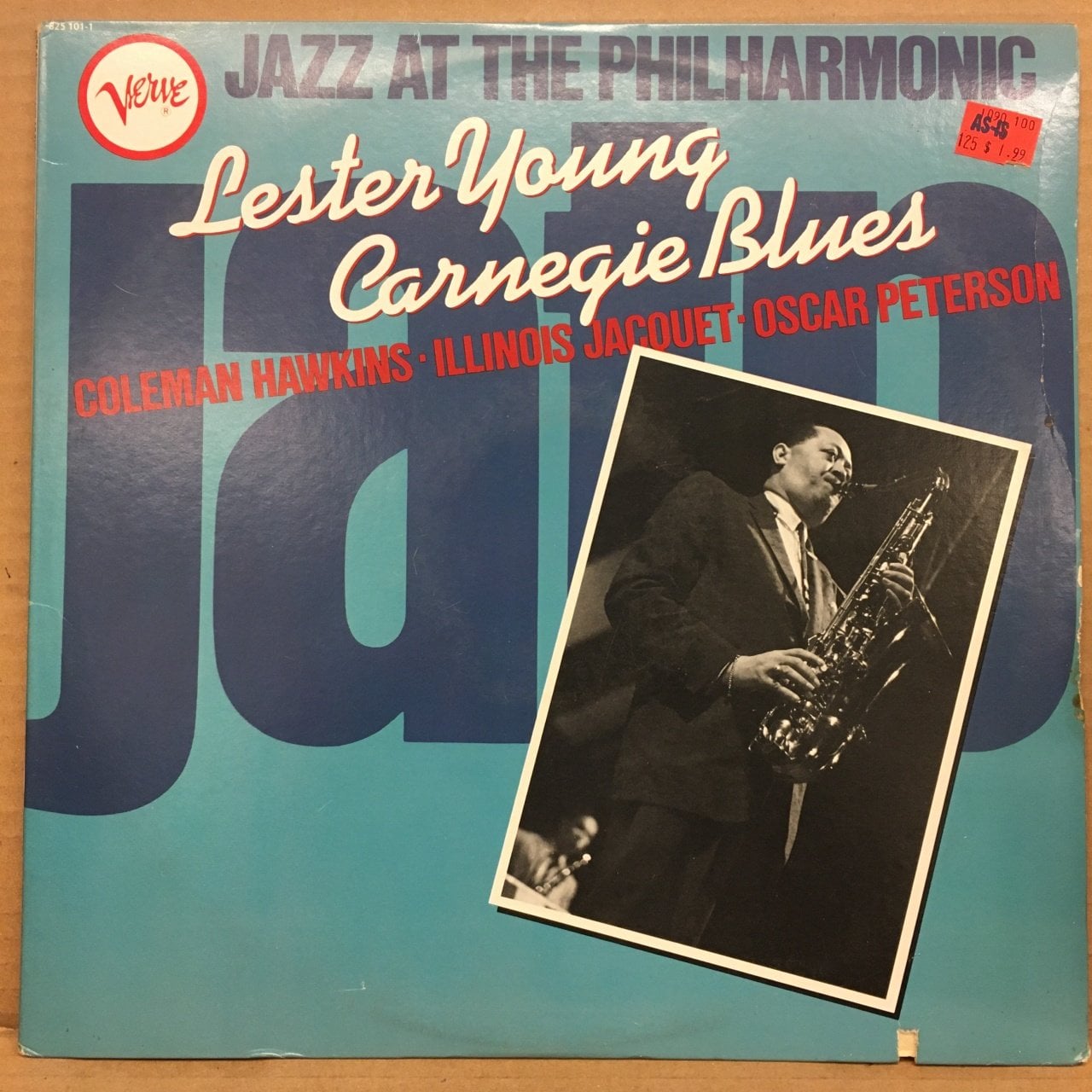 LESTER YOUNG - CARNEGIE BLUES JAZZ AT THE PHILHARMONIC 1985 2.EL PLAK