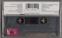 MADONNA - SOMETHING TO REMEMBER CASSETTE MADE IN TURKEY ''NEW'' KAPAK ÇATLAK