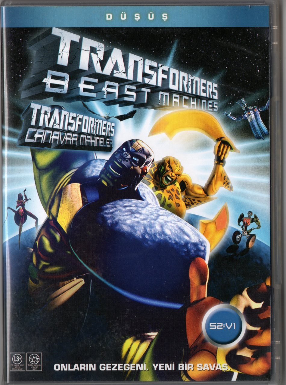TRANSFORMERS BEAST MACHINES - TRANSFORMERS CANAVAR MAKİNELER: DÜŞÜŞ S2:V1 - DVD 2.EL