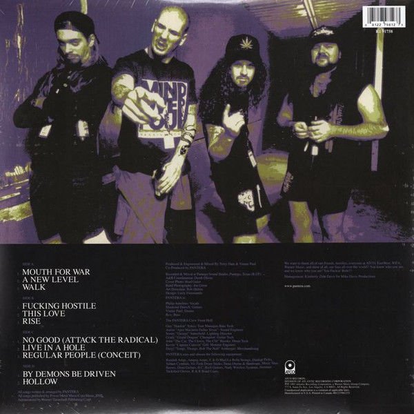 PANTERA - VULGAR DISPLAY OF POWER (1992) - 2LP 180GR 2020 EDITION SIFIR PLAK