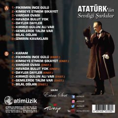 ATATÜRK'ÜN SEVDİĞİ ŞARKILAR - SOLİST ERTAN SERT - LP SIFIR PLAK
