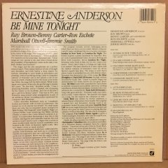 ERNESTINE ANDERSON - BE MINE TONIGHT 1987 2.EL PLAK RAY BROWN BENNY CARTER