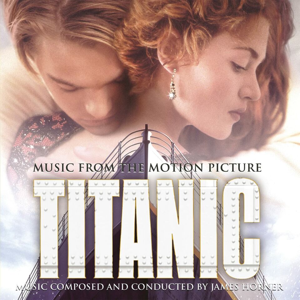 TITANIC - SOUNDTRACK / JAMES HORNER (1997) - 2LP 180GR SILVER & BLACK MARBLED COLOURED 2023 LIMITED NUMBERED EDITION SIFIR PLAK