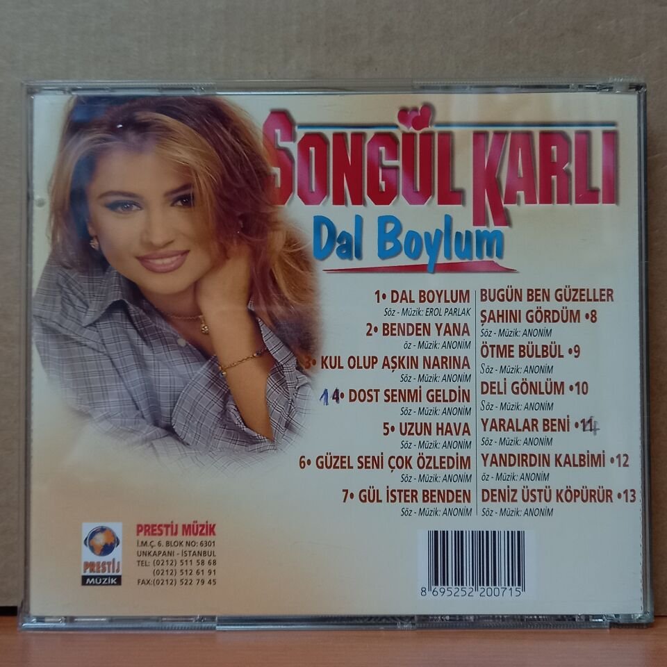 SONGÜL KARLI - DAL BOYLUM (1996) - CD 2.EL