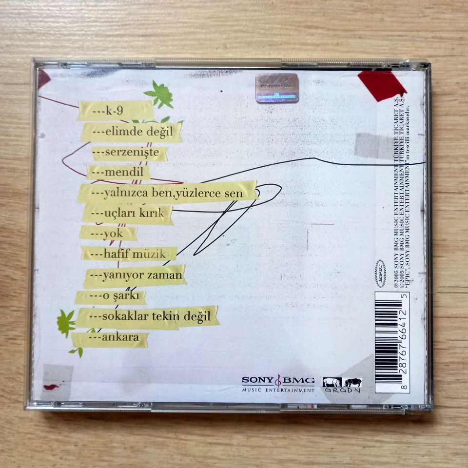 VEGA – HAFiF MÜZiK (2005) - CD 2.EL