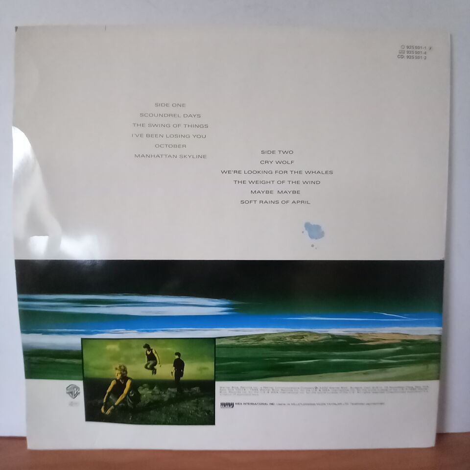 A-HA – SCOUNDREL DAYS (1986) - LP YERLİ BASKI 2.EL PLAK