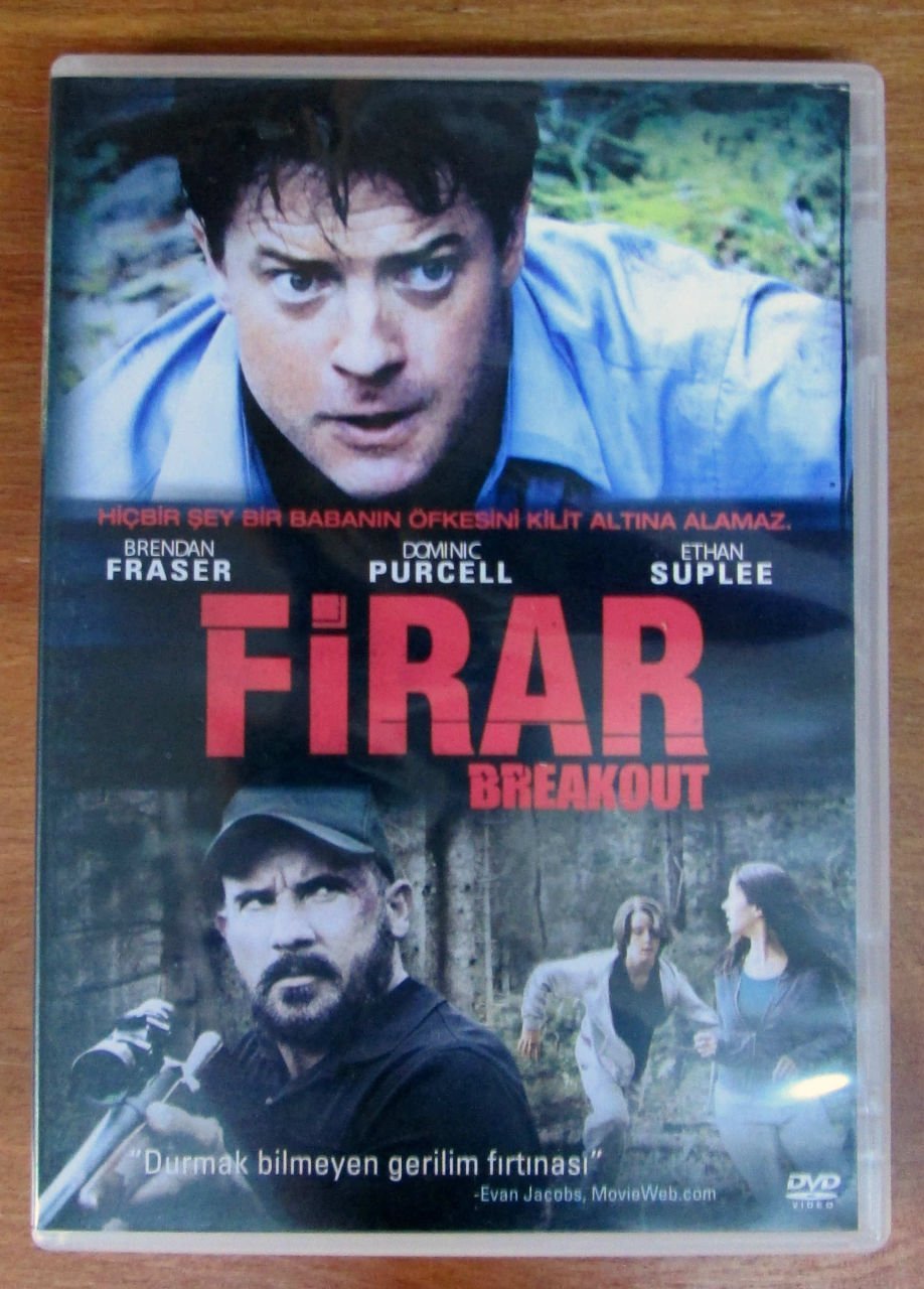 FİRAR - BREAKOUT - BRENDAN FRASER - DVD 2.EL