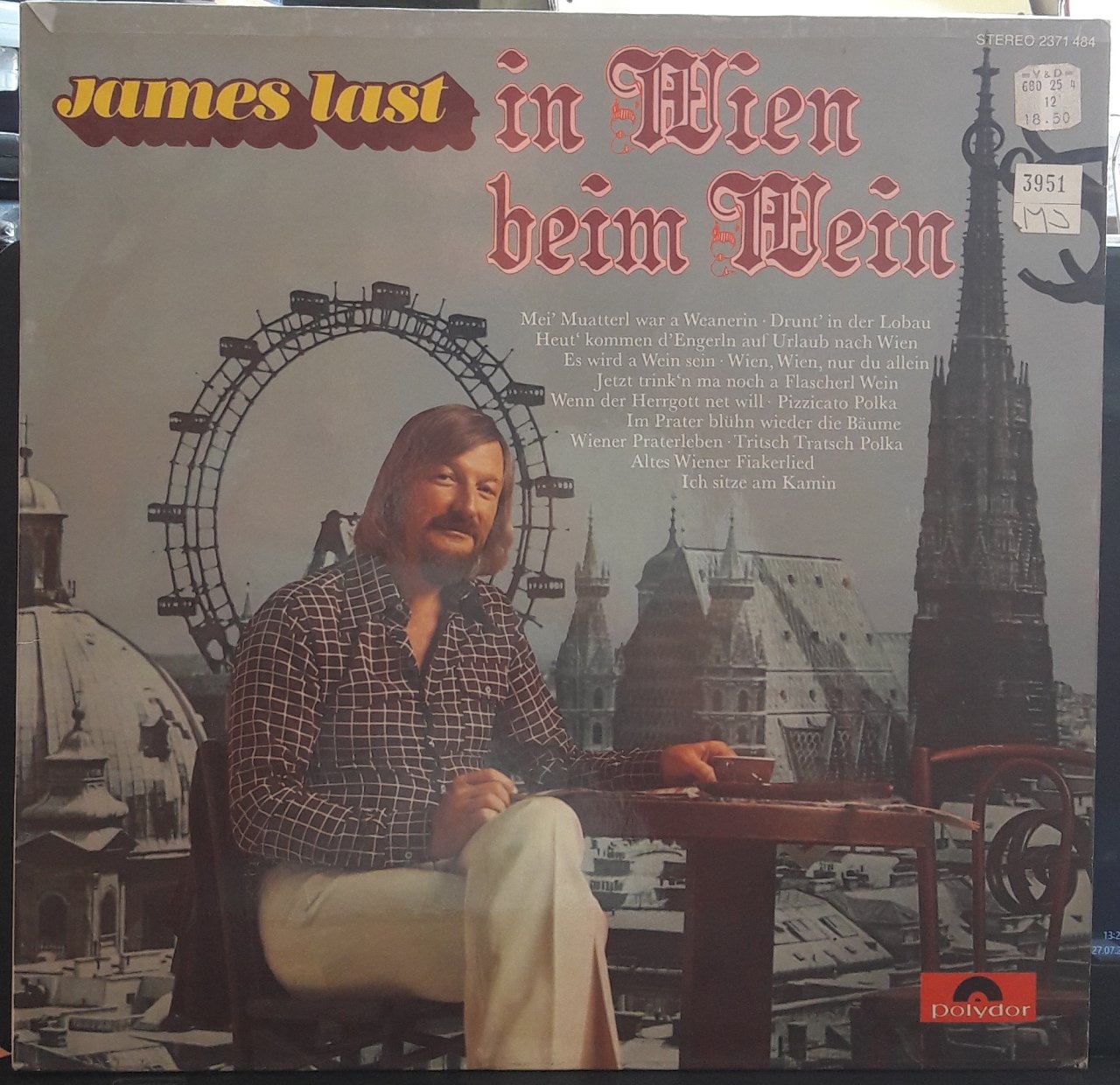 JAMES LAST - IN WIEN BEIM WEIN (1974) - PLAK 2.EL