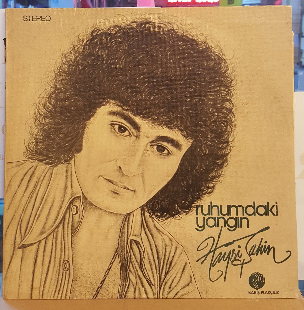 HAYRİ ŞAHİN - RUHUMDAKİ YANGIN (1982) - LP BARIŞ PLAK 2.EL