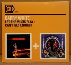 BARRY WHITE - LET THE MUSIC PLAY (1976) & CAN'T GET ENOUGH (1974) - 2CD CARDSLEEVE UNIVERSAL 2 FOR 1 SERIES 2.EL