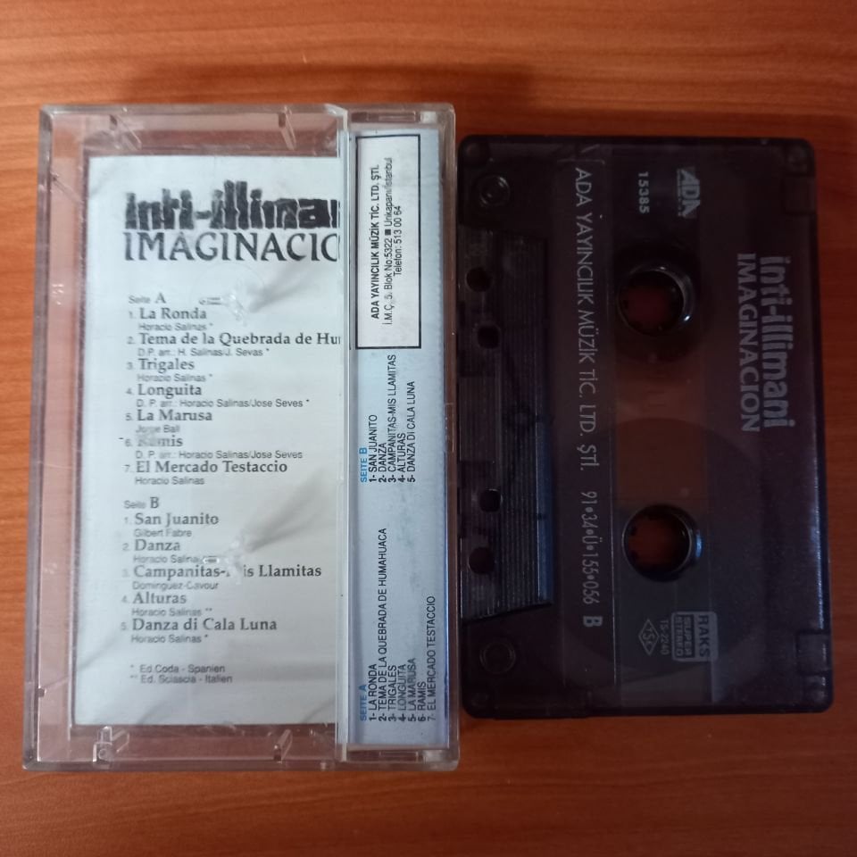 INTI-ILLIMANI - IMAGINACION (1991) - KASET 2.EL